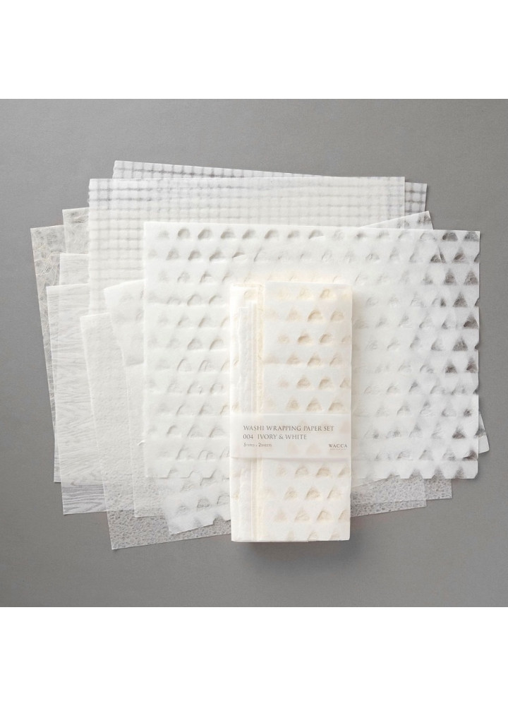 WACCA paper • 米白色和紙包裝紙組合